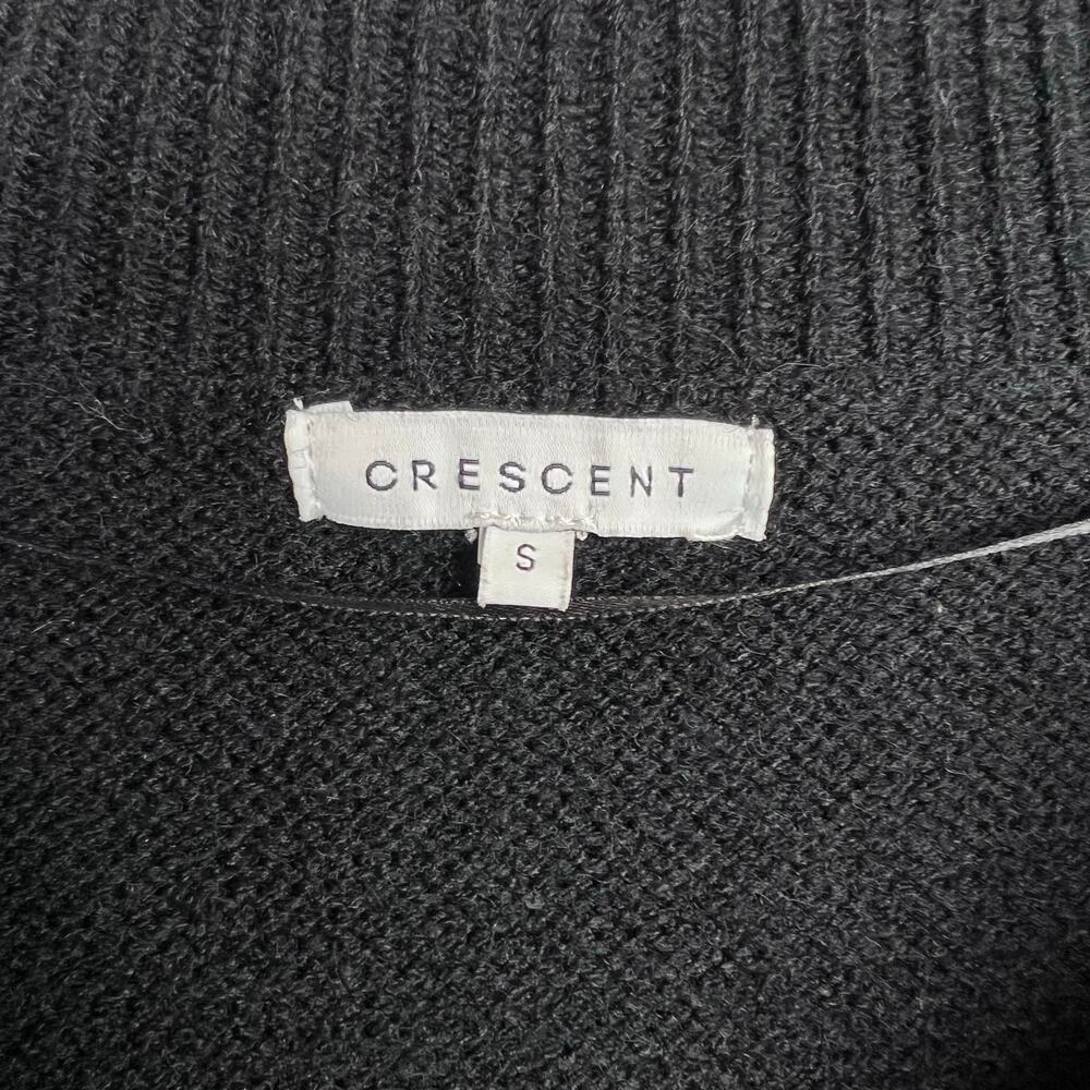 CRESCENT Corbin Striped Knit Sweater in Black & White Women's Size Small - Picture 8 of 9